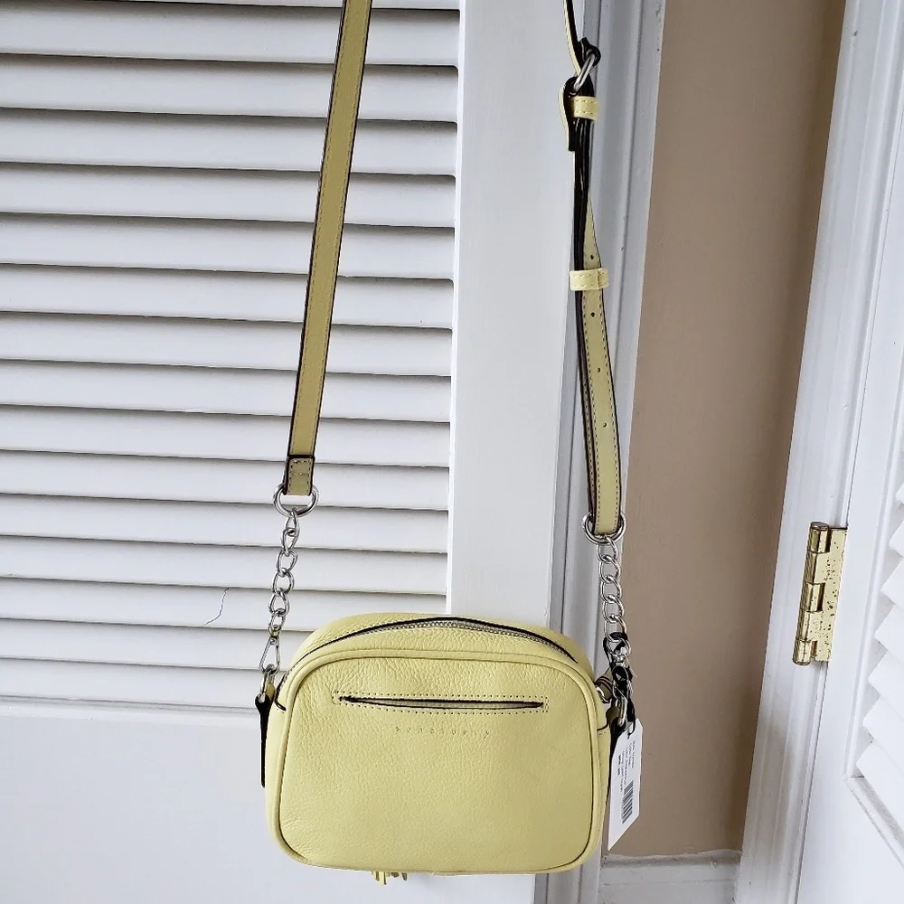 Sanctuary yellow purse with chain detailing